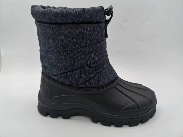 Fashionable Waterproof Warmly Winter Snow Boots For Outdoor Wearing Men Non-slip 
