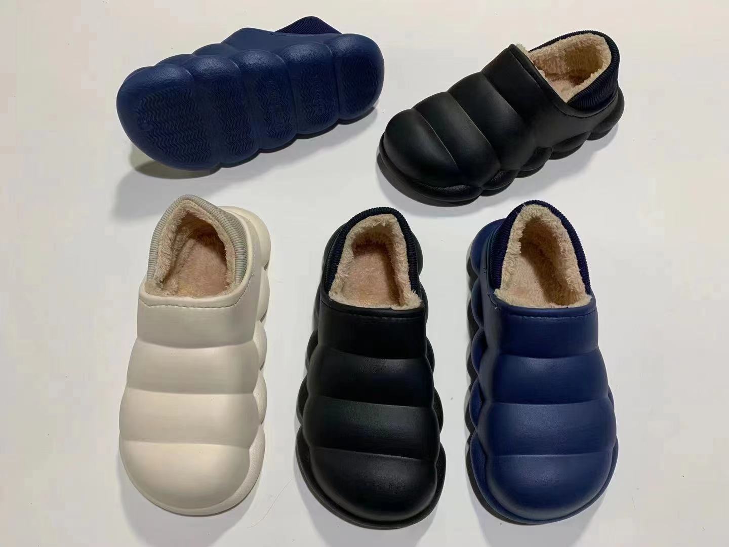 OEM Women Slipper EVA Indoor Home Furry Keep Warm Winter Slippers 
