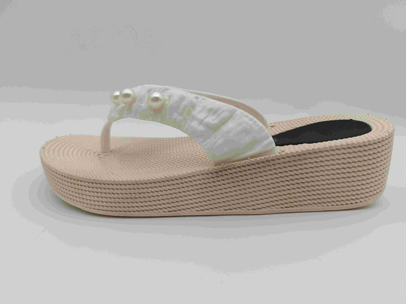 Customized Waterproof Summer Beach Non-slip PVC Women Flip Flops