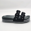 OEM Fashion Imitation Suede Upper PVC Jeweled Women Casual Sandals