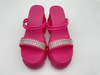 Customized Designer Anti Slip Sandals Sleepers Slides For Wome Outdoor Platform Slipper