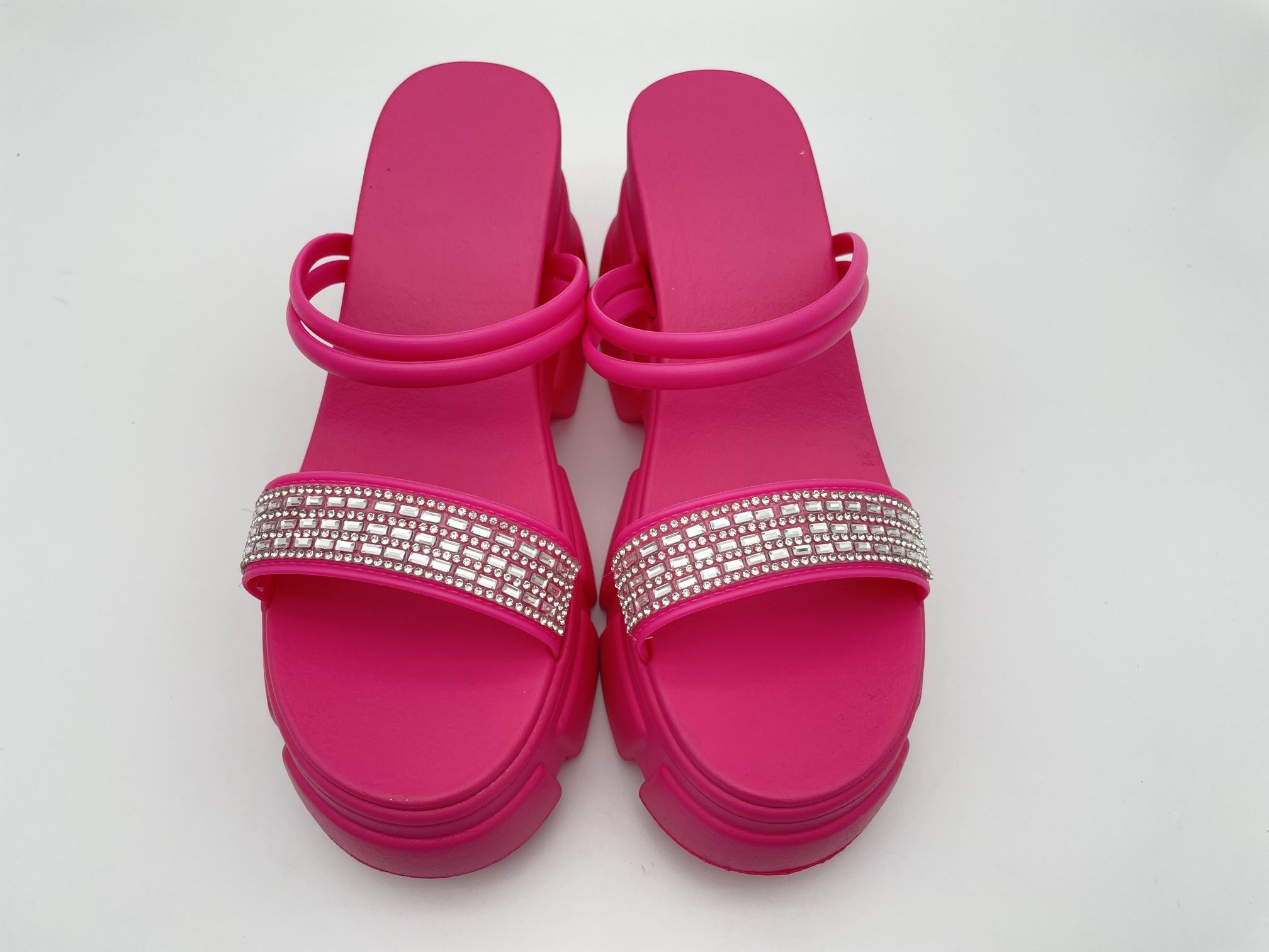 Customized Designer Anti Slip Sandals Sleepers Slides For Wome Outdoor Platform Slipper