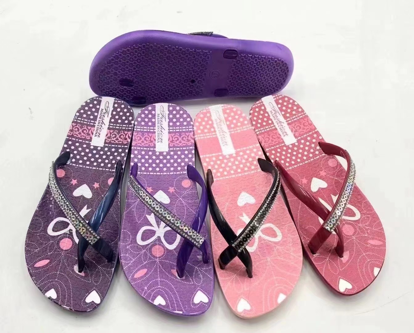 OEM Luxury Beach Outdoor Slipper lady shoes slipper PVC Women Flip Flop