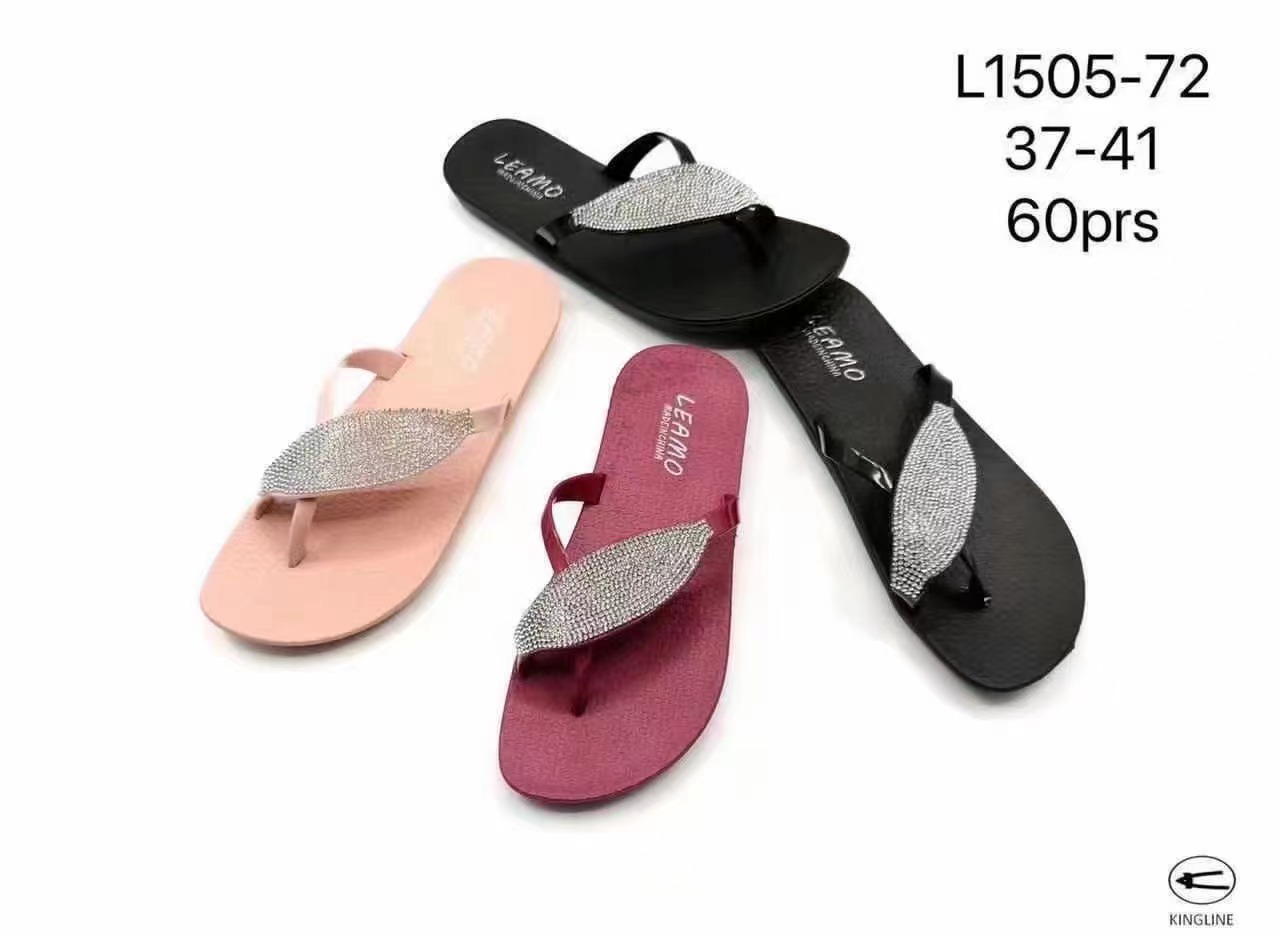 Customized PVC Printing Rubber Material Thongs Slippers Women Summer Slipper