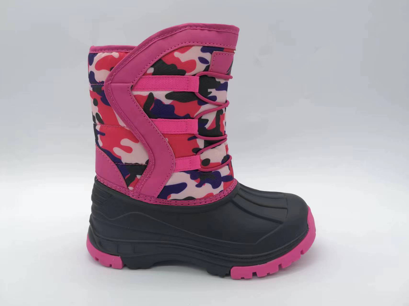 Durable Outdoor Footwear Waterproof Winter Warm Snow Boots for Kids