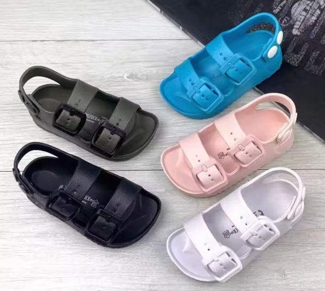 OEM Durable Double Buckle Eva Beach Outdoor Sandals For Kids