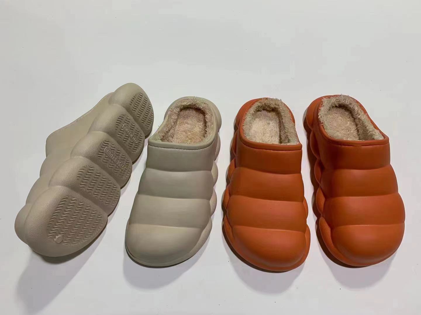 OEM Women Slipper EVA Indoor Home Furry Keep Warm Winter Slippers 