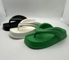 Customized Summer Non-Slip Thick Bottom Eva Slide Lady Outdoor Flip-flops 