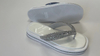 Customized Fashion Waterproof Jeweled Sandals PVC Flip Flop with Rhinestones