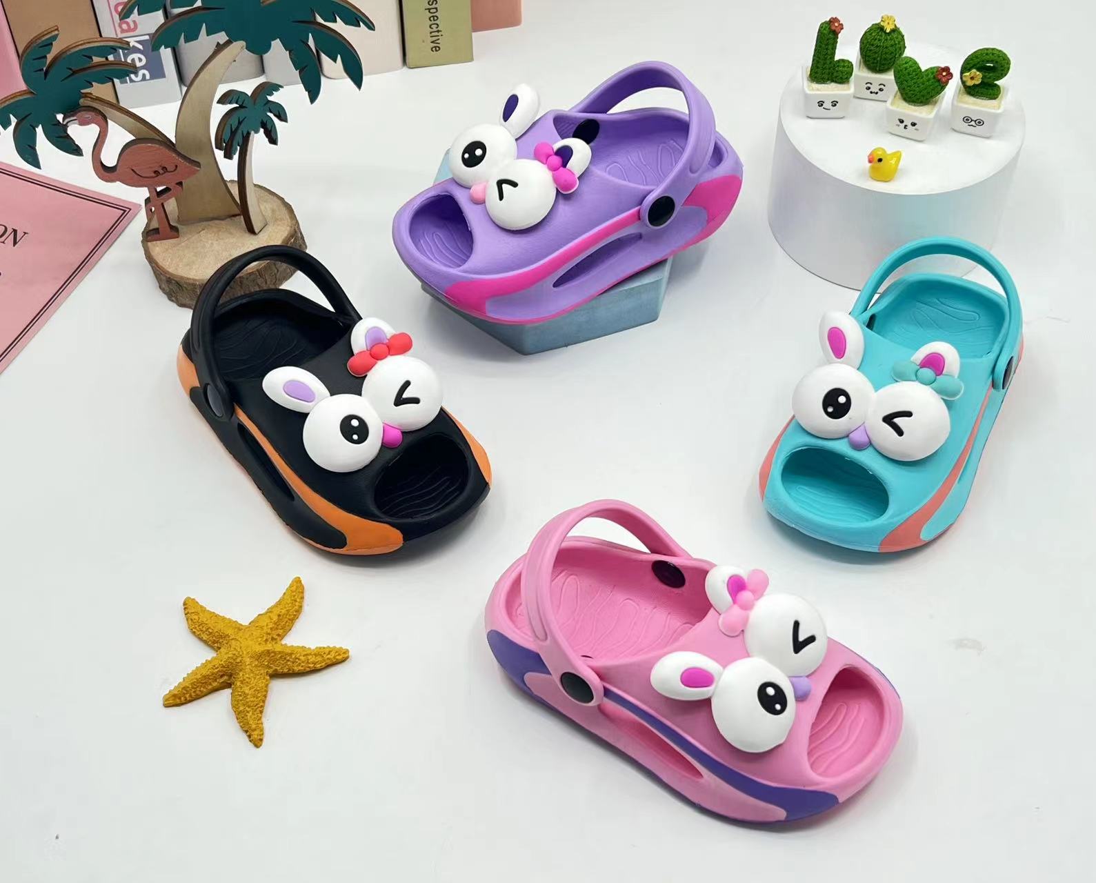 OEM Light Weight Kids Casual Slippers Summer EVA Slide Sandals