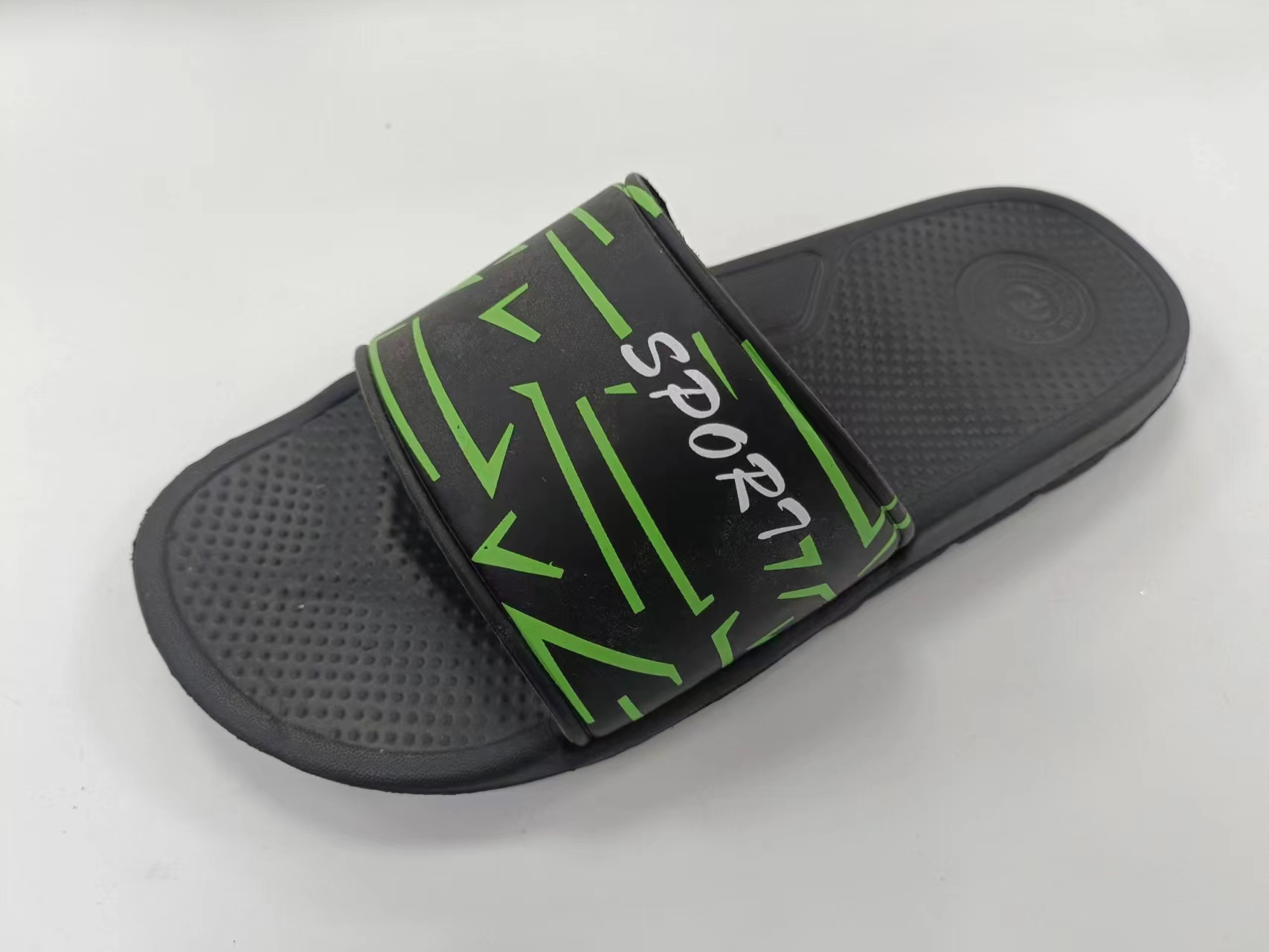 Custom Black Slides Bottom EVA Sole Sheet Men Slides Sandals
