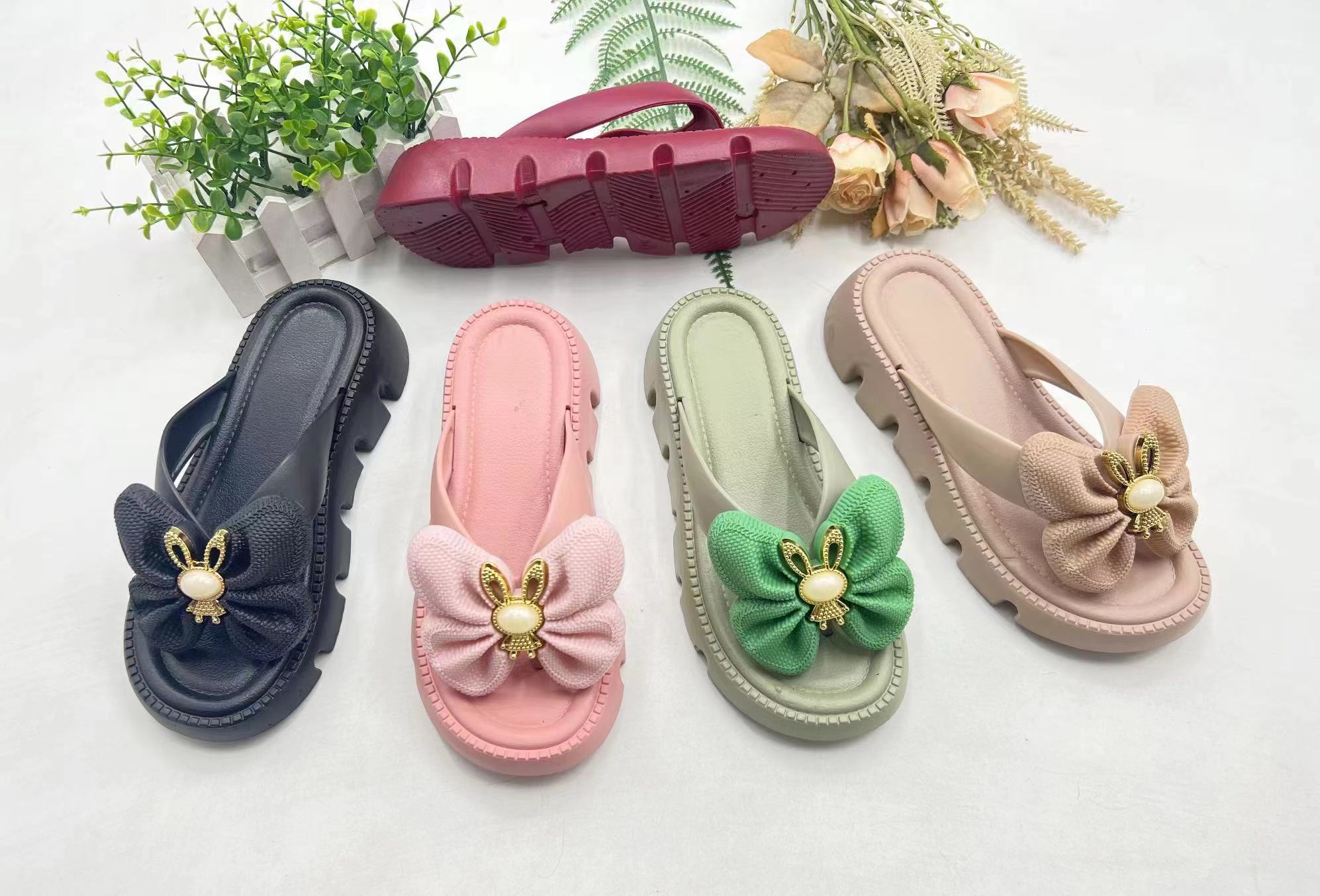 Home Summer Slippers EVA Outdoor Beach Flip Flop for Women 