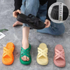 Anti Slip Fashion Soft Sole Pvc Material Women Thick Sole Slippers