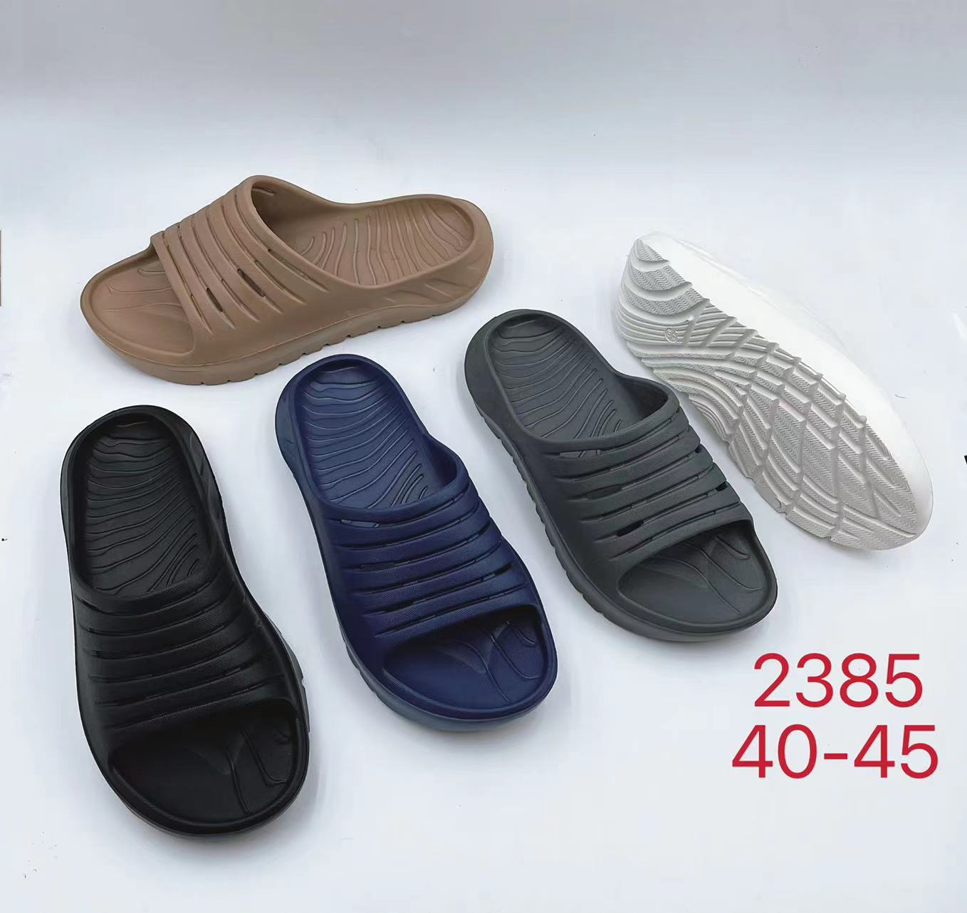 Customized EVA Waterproof Indoor Pool House Non-slip Slides Men Slippers 