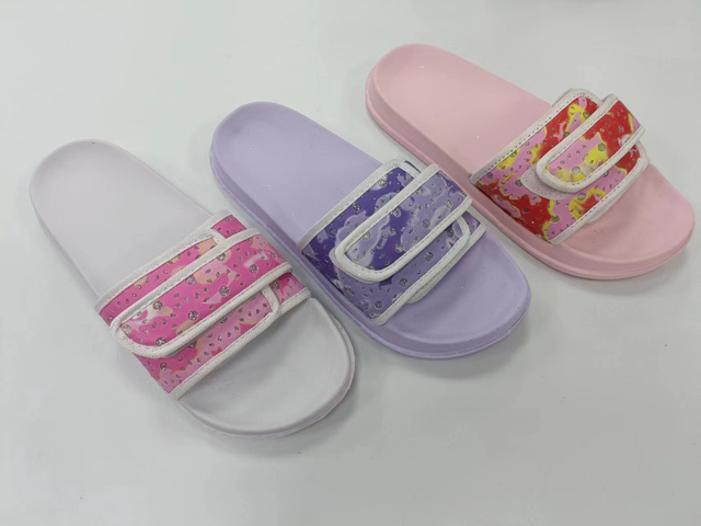 Fashion Latest Design Multi Color Anti-slip Flat Fancy Slides Slippers Women Slippers 