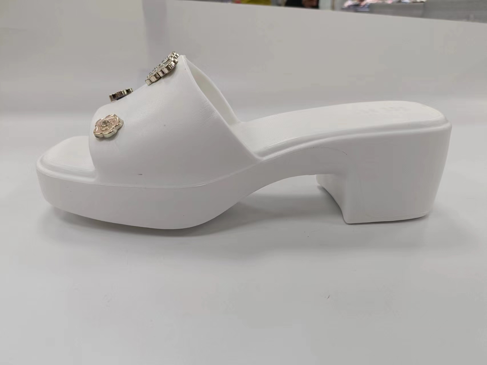 Summer Fashion Ladies Sandals Slides Open Toe High Heel Wedge EVA sandals