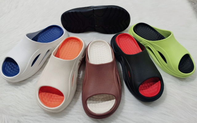 Custom Eva Slide Non-Slip Bathroom Sandals Slippers Shoes For Men