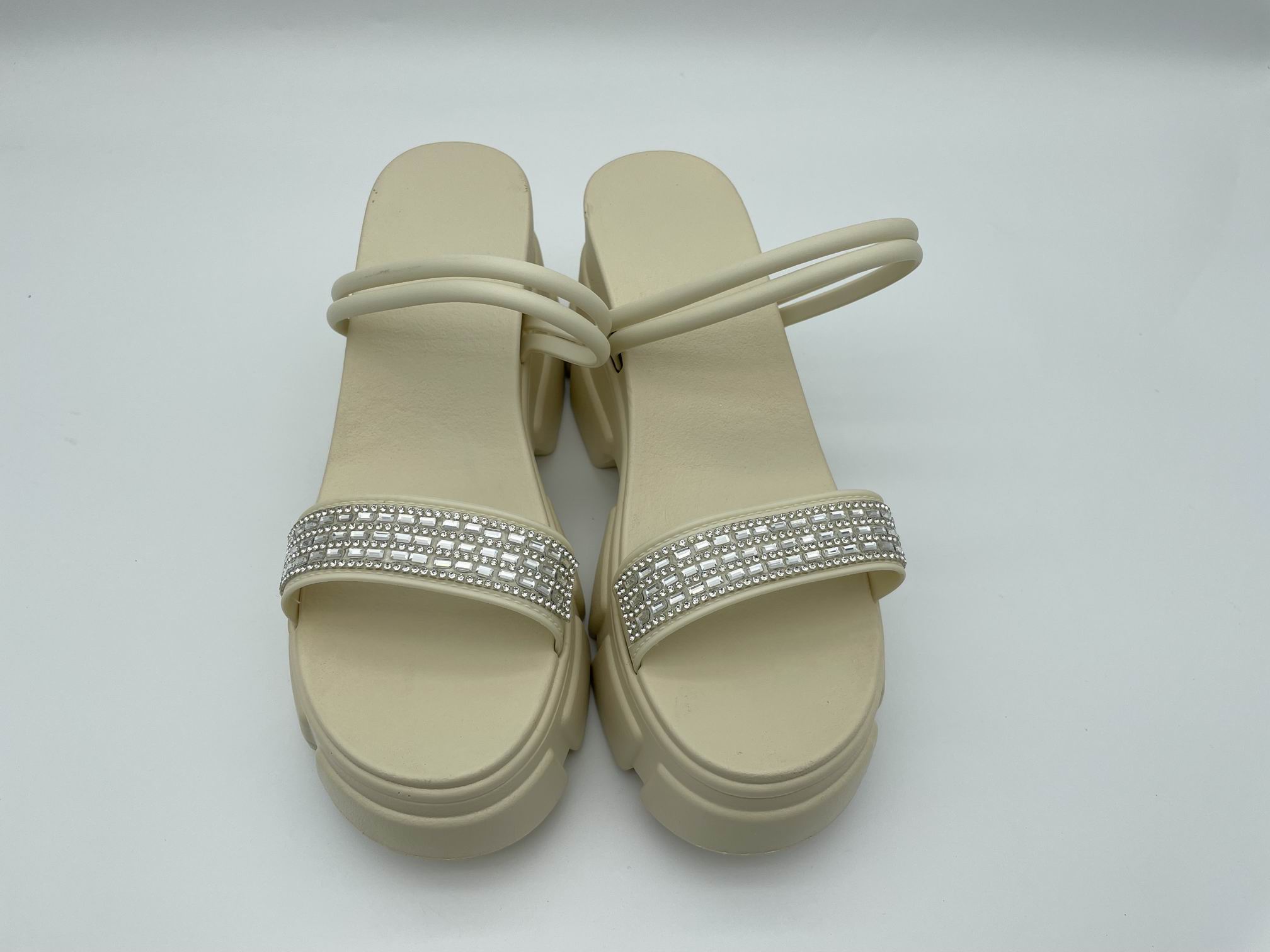 Customized Light Weight Ladies Buckle Woman Fashion Summer Sandals Shoes 