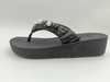 Customized Waterproof Summer Beach Non-slip PVC Women Flip Flops