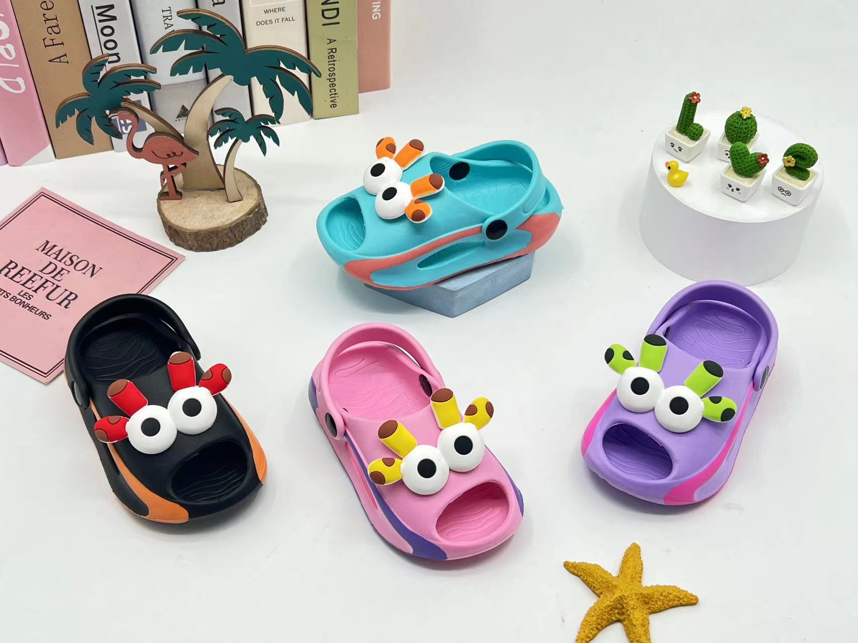 OEM Light Weight Kids Casual Slippers Summer EVA Slide Sandals