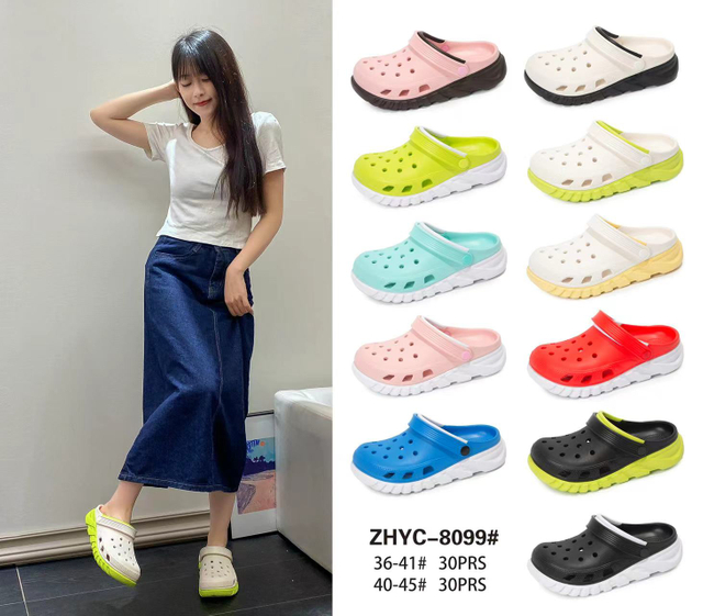 Summer Outdoor Beach Cool Slippers Waterproof EVA Anti-Slip Women Slides Sandal Clogs