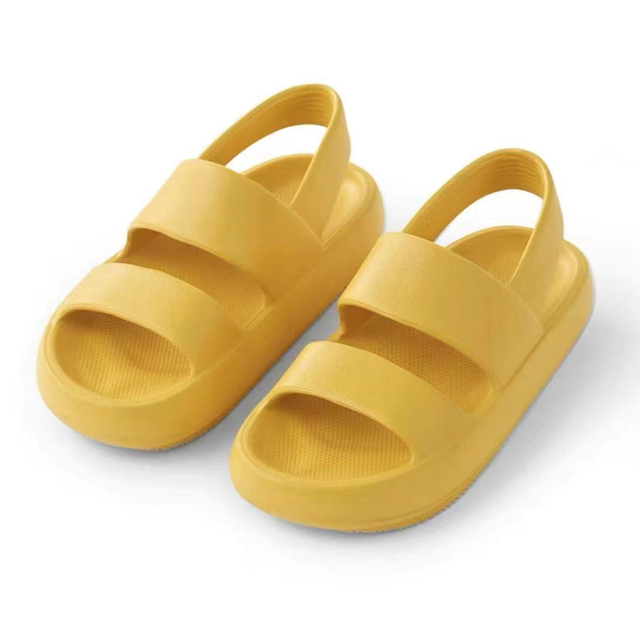 Wholesale Double Strap EVA Women Lady Summer Shoes Flats Beach Sandal 