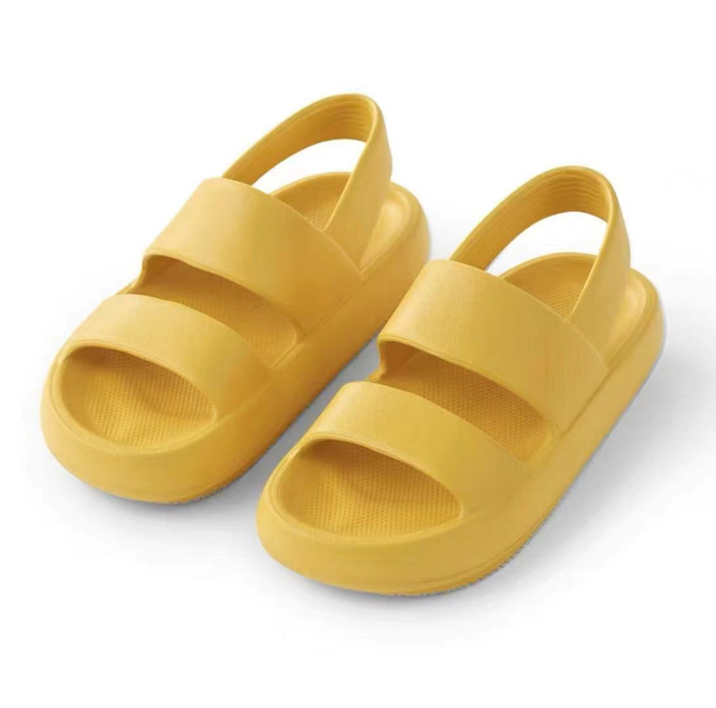 Wholesale Double Strap EVA Women Lady Summer Shoes Flats Beach Sandal 