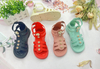 Children Summer Shoes Kids Sandals For Girls Pvc Flowers Princess Shoes Flat Sandals 