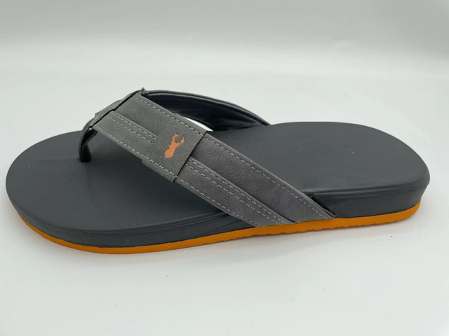 Custom Fashion Comfortable Leather Slipper Mens EVA Flip Flop Sandal