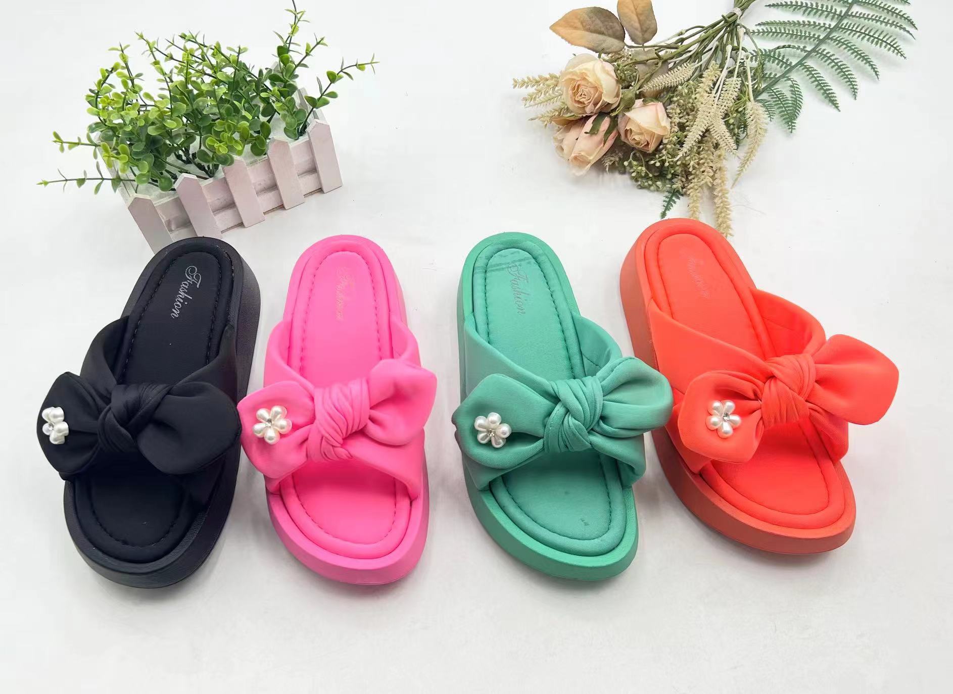 Summer Footwear Soft Sole Shoes Fashion Casual Ladies PVC Slipper