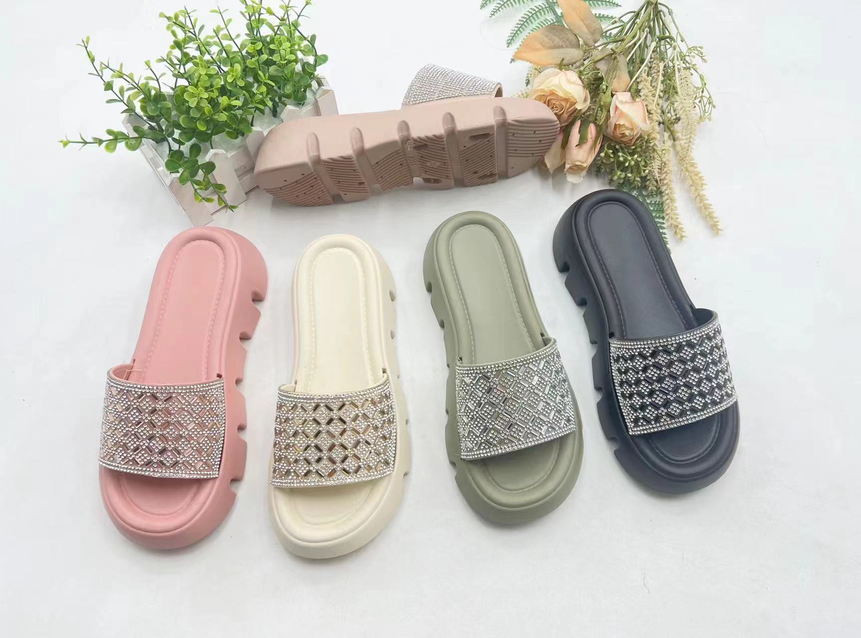 Customized Pvc Slides Slipper Women Designer Fashion Casual Summer Slippers 