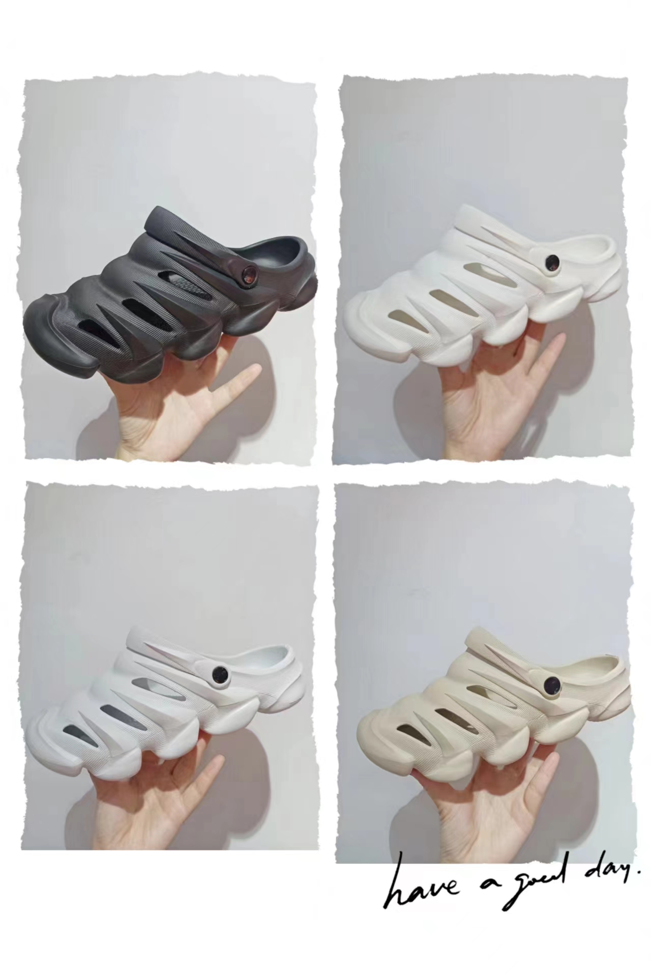 Customized EVA Clogs Hole Shoes Soft Comfortable Plastic Clogs Women Slides 