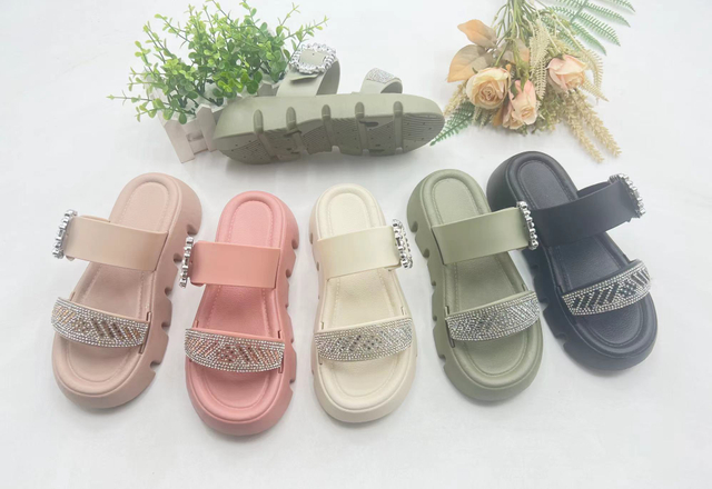 Custom Flat Slide Designer Sandals Women Shoes Ladies Slides Slippers