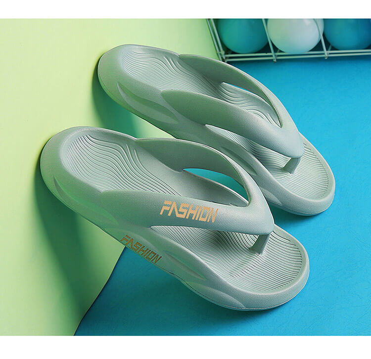 Women's Summer EVA Lightweight Beach Slide Women Indoor Flip-Flops Pure Color Slippers