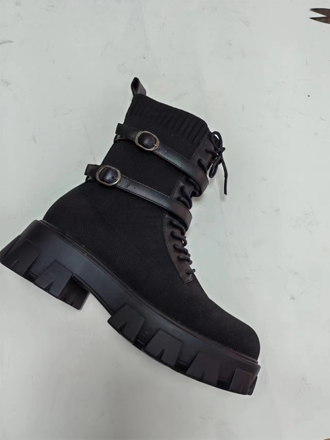 Custom Logo 2023 New Style Mid-calf Boots Women Shoes 