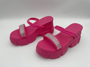 Customized Light Weight Ladies Buckle Woman Fashion Summer Sandals Shoes 