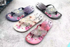 Customized PVC Printing Rubber Material Thongs Slippers Women Summer Slipper