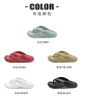 Women's Summer EVA Lightweight Beach Slide Women Indoor Flip-Flops Pure Color Slippers