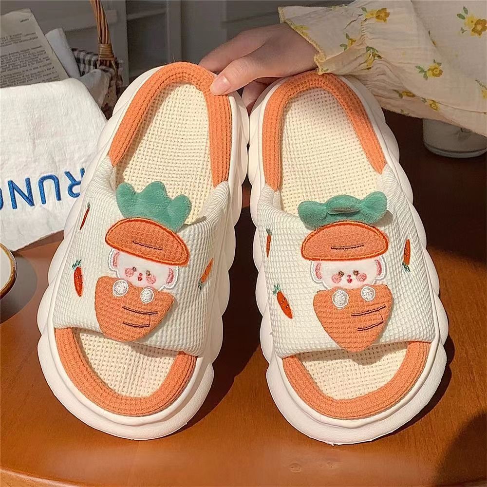Female Residence Household Cartoon Indoor Thick Bottom Anti Slip Casual Sandals