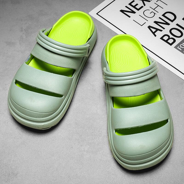 Customized Anti-slip Quick-Drying Summer Outdoor Summer Men Slippers Casual Clogs 