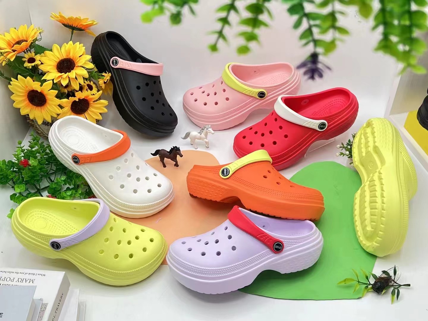Customized Beach EVA Summer Flat Sandals Designer Unisex-Adult Classic Clogs 