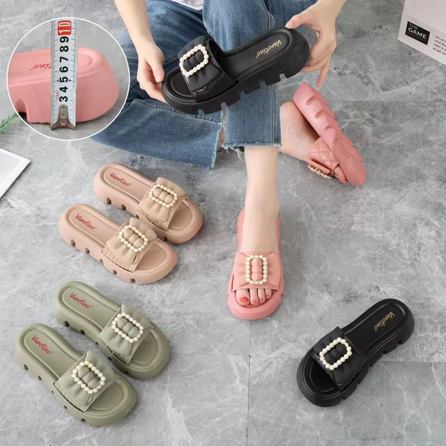Summer Footwear Soft Sole Shoes Fashion Casual Ladies PVC Slipper