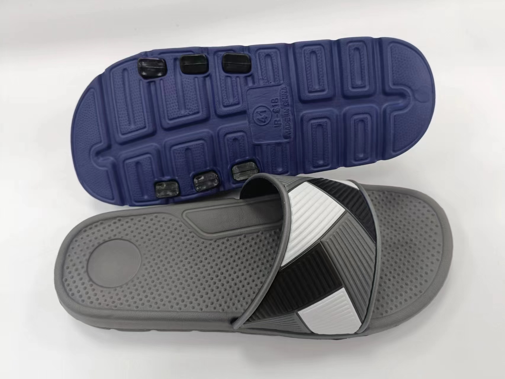 Customized Summer Men Shoes Home Indoor Flat Bottom Sandals Slippers 