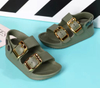 OEM Durable Double Buckle Eva Beach Outdoor Sandals For Kids