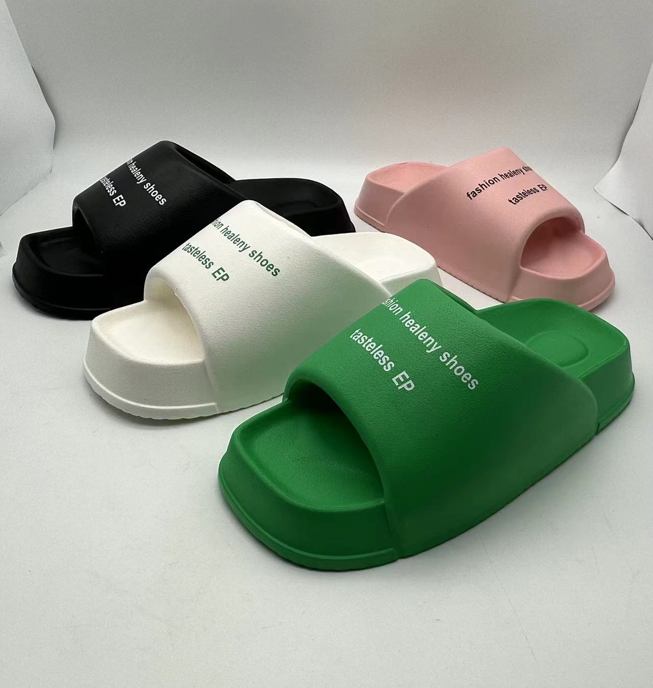 Summer Pillow Cushioned Thick Sole Slides Shower EVA Women Sandals