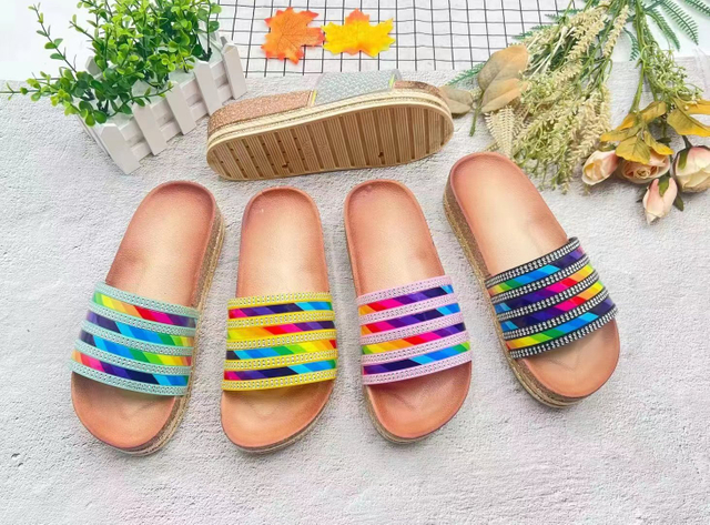 Customized Waterproof Pvc Summer Color Home Bathroom Woman Casual Sandals