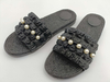 Customized Soft Comfort Thick Platform Pearl Slippers For Women