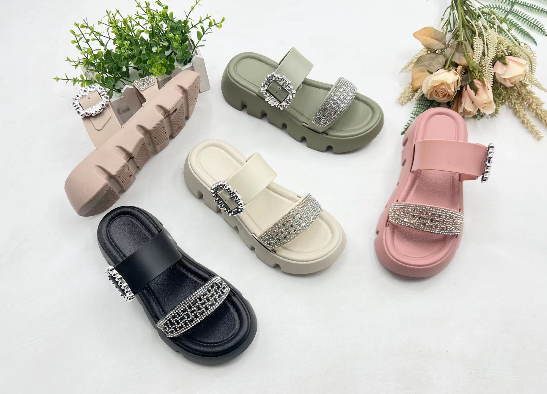 Custom Flat Slide Designer Sandals Women Shoes Ladies Slides Slippers