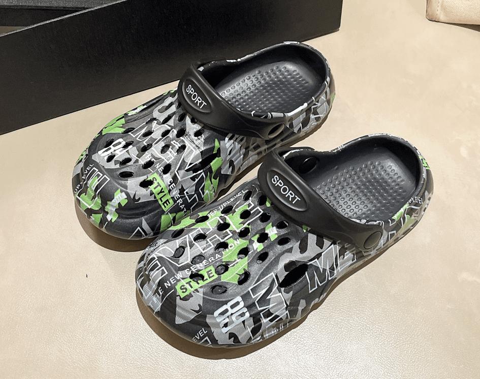 Personality Fashion DIY Design Tie Dye Garden Shoe Platform EVA Clogs