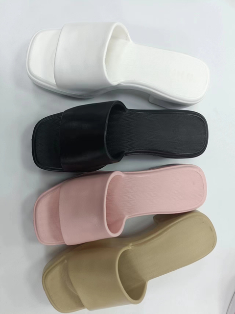 Summer Fashion Ladies Sandals Slides Open Toe High Heel Wedge EVA sandals
